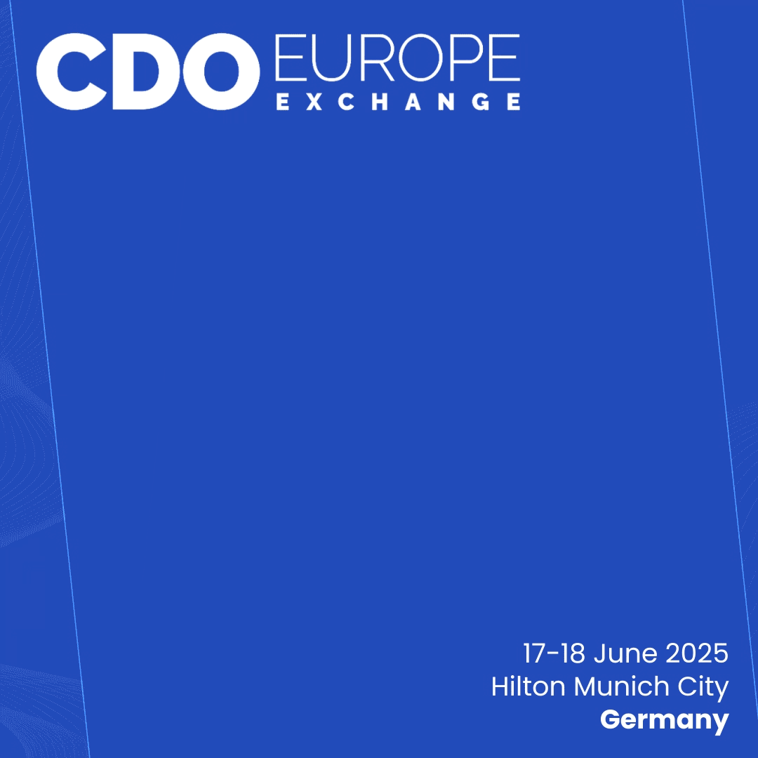 Animated CDO Exchange 2025 speaker visual featuring Wajdi Ben Saad